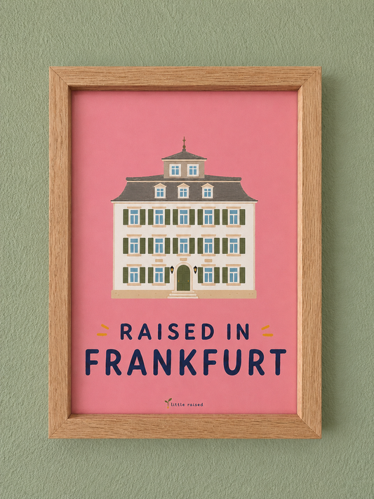 Kinderposter Holzhausenschlösschen – Raised in Frankfurt