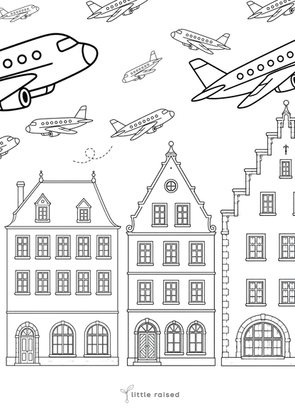 Frankfurt Malbuch für Kinder