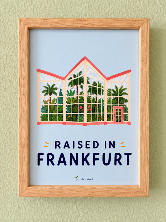 Kinderposter Palmengarten – Raised in Frankfurt