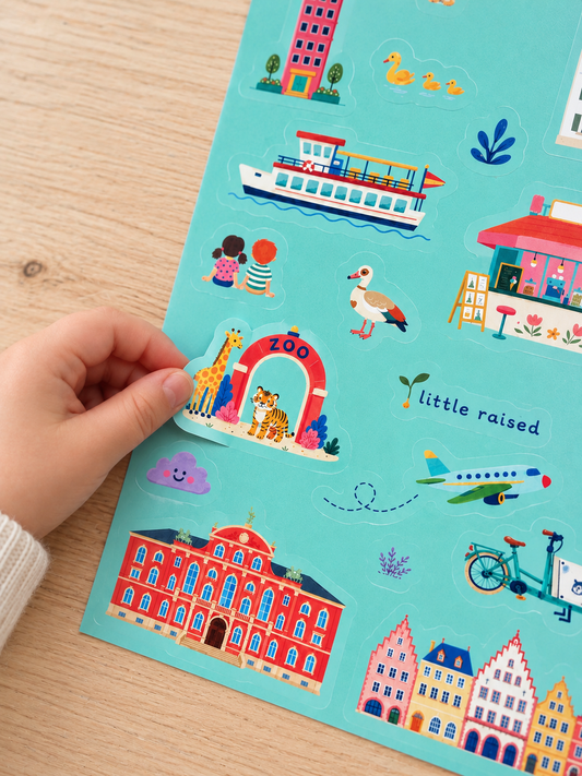 Frankfurt Sticker Set – 84 Sticker mit Frankfurt Motiven | little raised