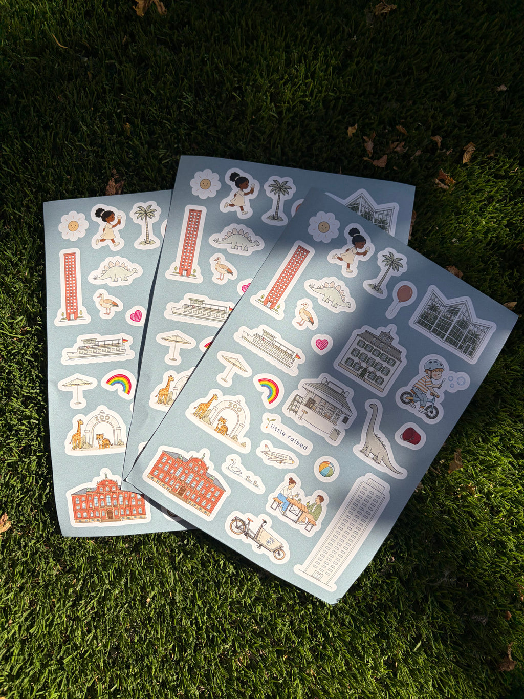 Frankfurt Sticker Set – 78 ablösbare Sticker für kleine Stadtentdecker