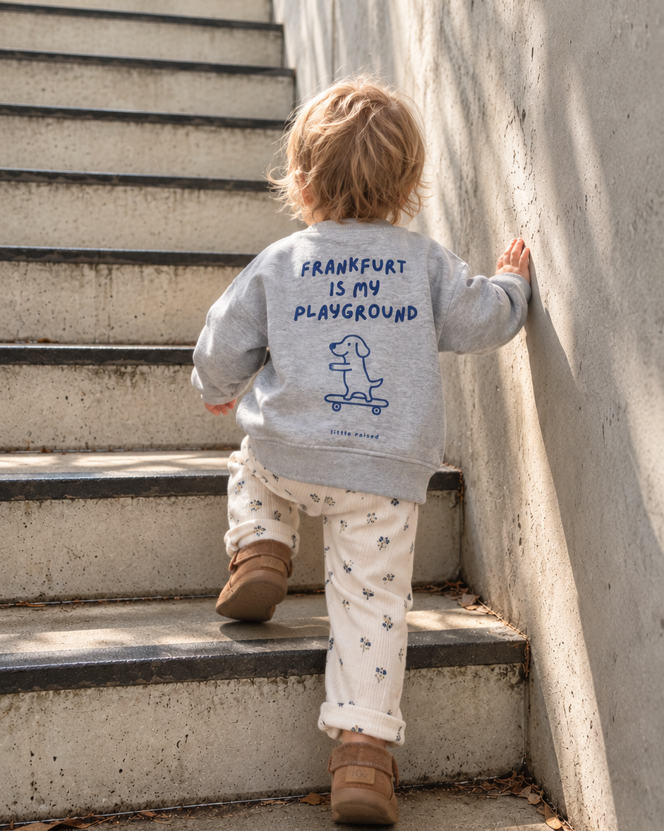 Baby- und Kinder-Pullover aus Bio-Baumwolle | Frankfurt is my playground