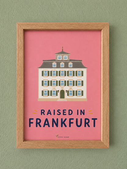 Kinderposter Holzhausenschlösschen – Raised in Frankfurt