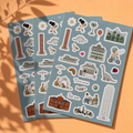Frankfurt Sticker Set – 78 ablösbare Sticker für kleine Stadtentdecker