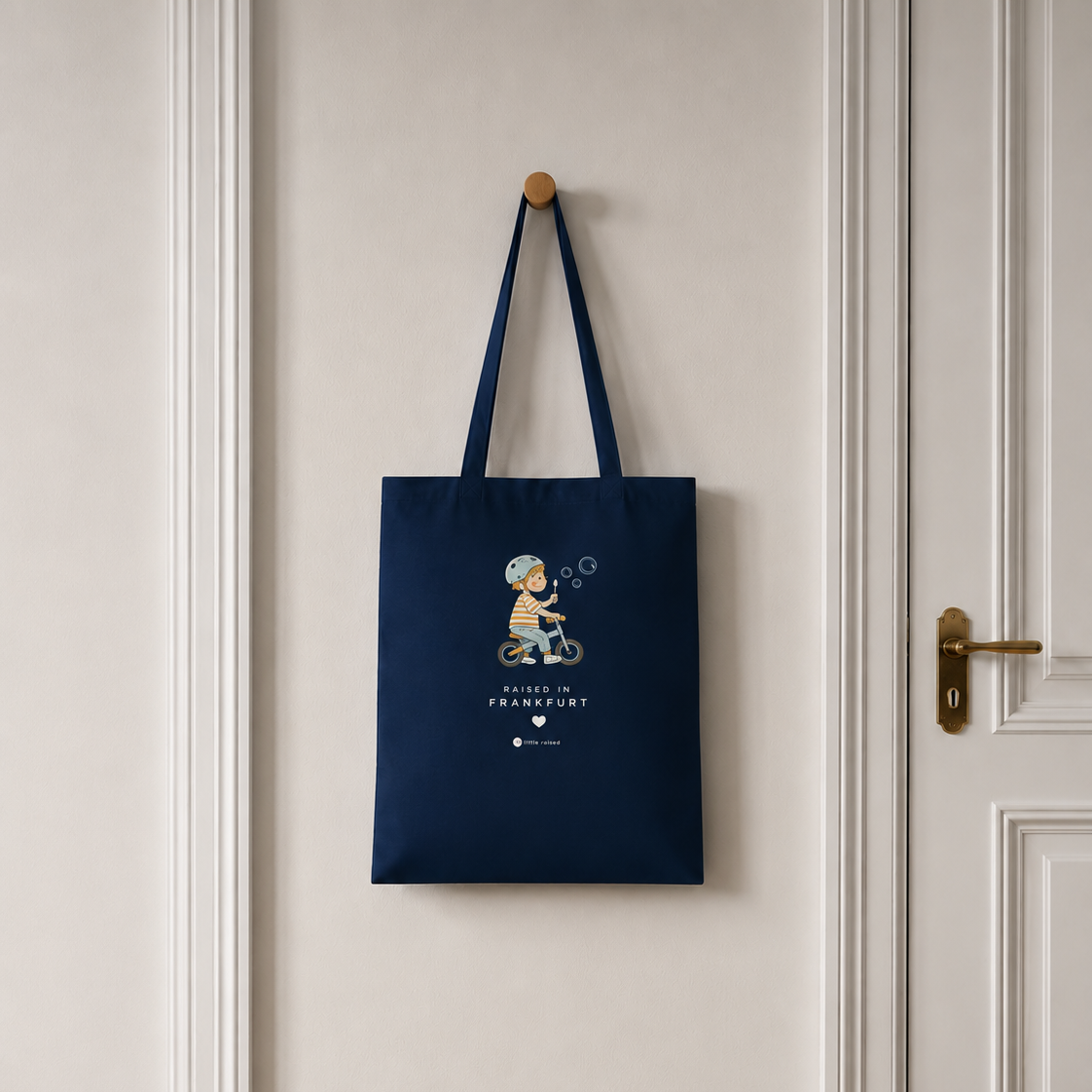Tote Bag: Raised in Frankfurt