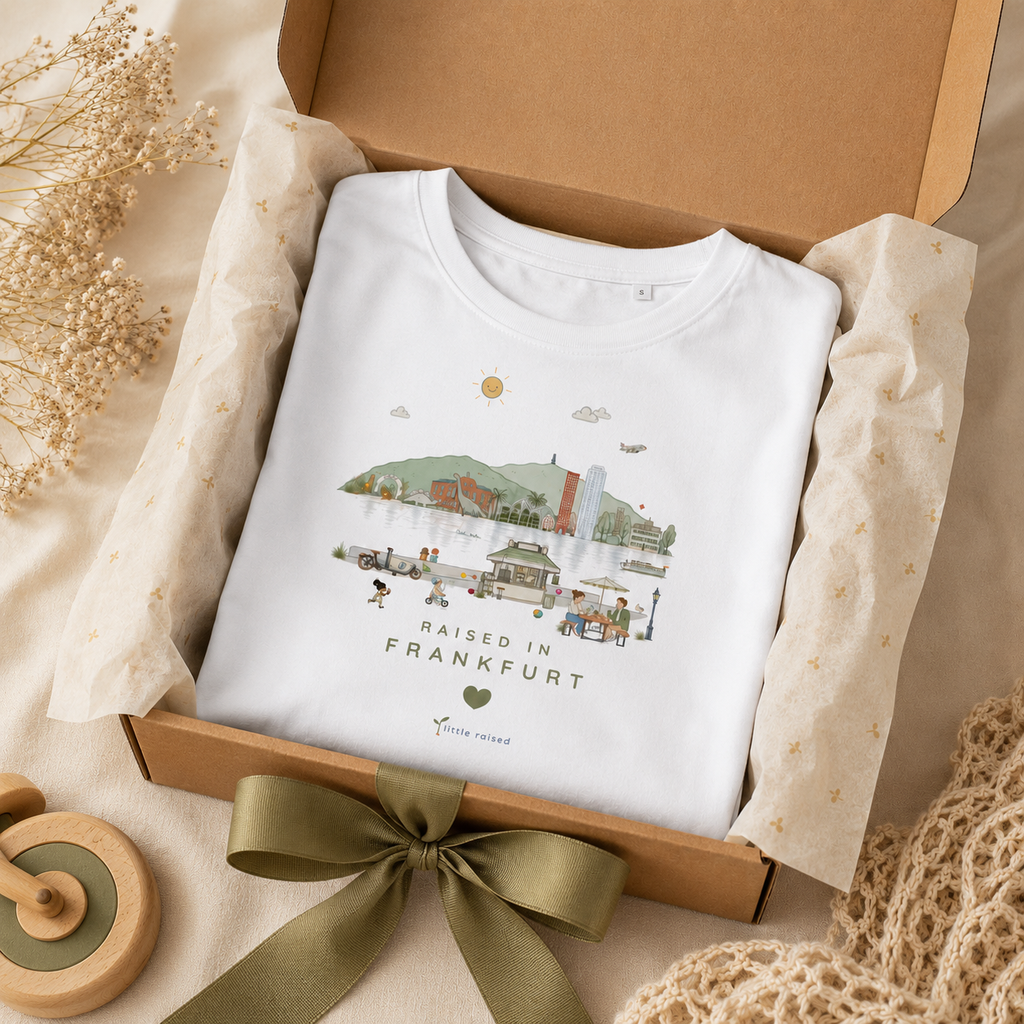 Frankfurt Kinder T-Shirt | Geschenk für Frankfurter Kinder & Babys | Little Locals | Lokales Stadtmotiv