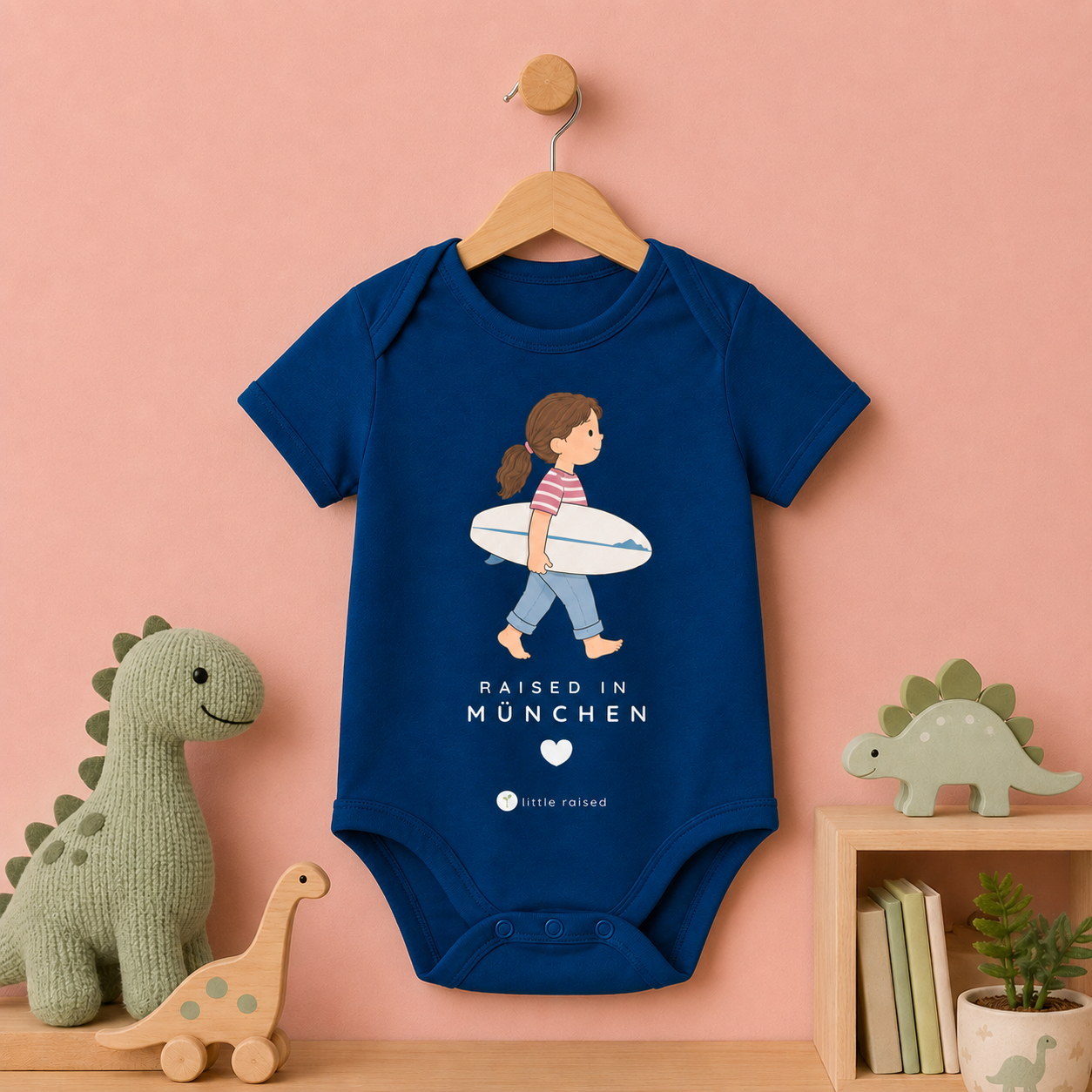 Body aus Bio-Baumwolle: Raised in München (Citygirl)