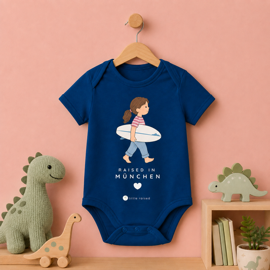 Body aus Bio-Baumwolle: Raised in München (Citygirl)