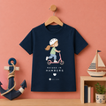 Baby-T-Shirt aus Bio-Baumwolle: Raised in Hamburg (Citygirl)