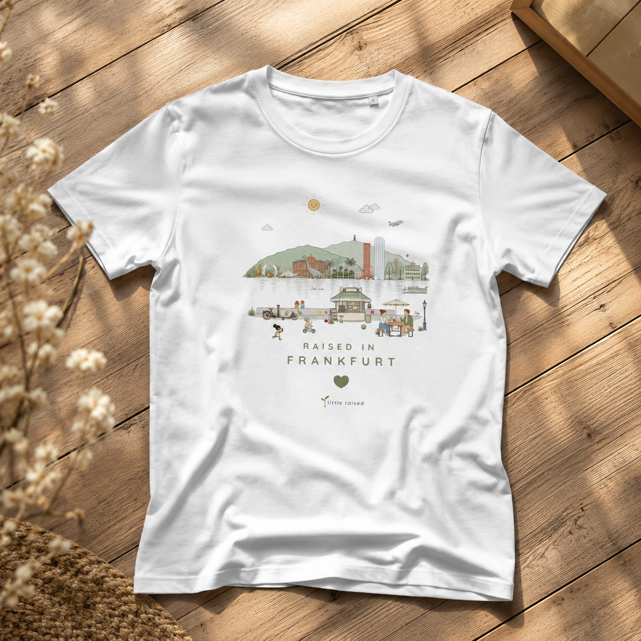 Frankfurt Kinder T-Shirt | Geschenk für Frankfurter Kinder & Babys | Little Locals | Lokales Stadtmotiv