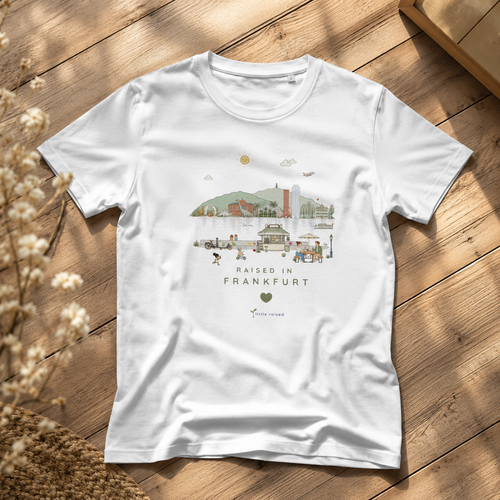 Frankfurt Kinder T-Shirt | Geschenk für Frankfurter Kinder & Babys | Little Locals | Lokales Stadtmotiv