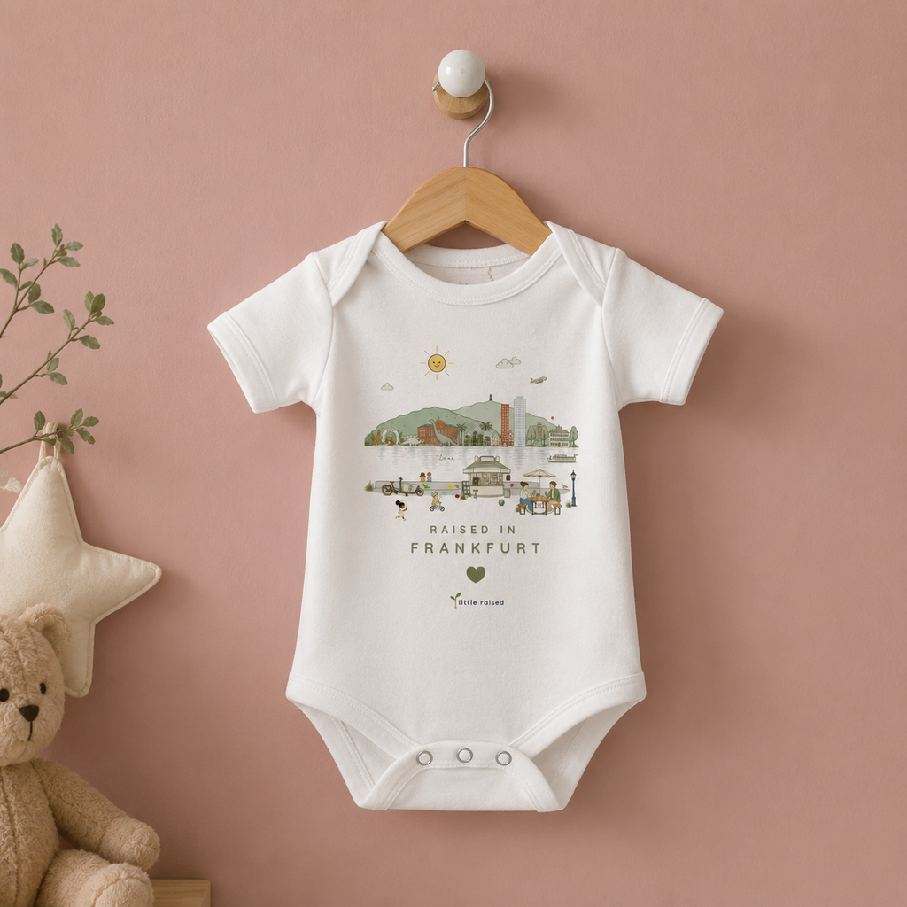 Body aus Bio-Baumwolle: Raised in Frankfurt