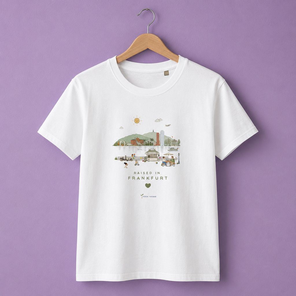Frankfurt Kinder T-Shirt | Geschenk für Frankfurter Kinder & Babys | Little Locals | Lokales Stadtmotiv