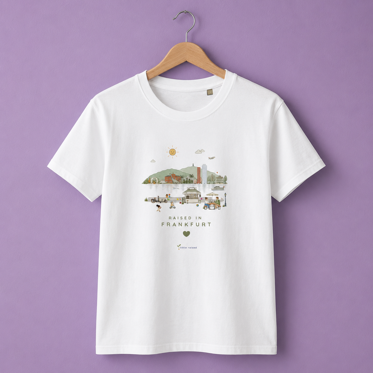 Frankfurt Kinder T-Shirt | Geschenk für Frankfurter Kinder & Babys | Little Locals | Lokales Stadtmotiv