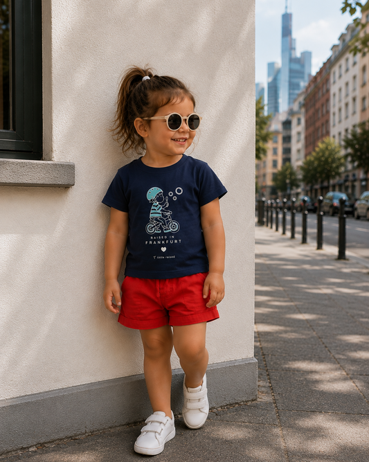 Baby- und Kinder-T-Shirt aus Bio-Baumwolle | Frankfurt Motiv