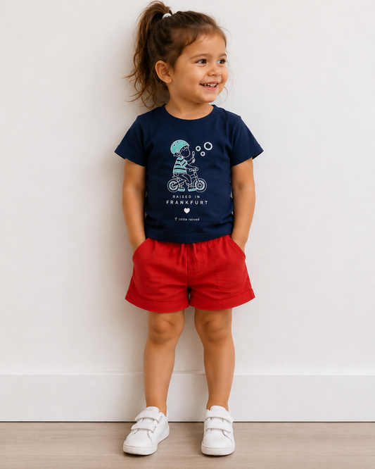 Baby- und Kinder-T-Shirt aus Bio-Baumwolle | Frankfurt Motiv