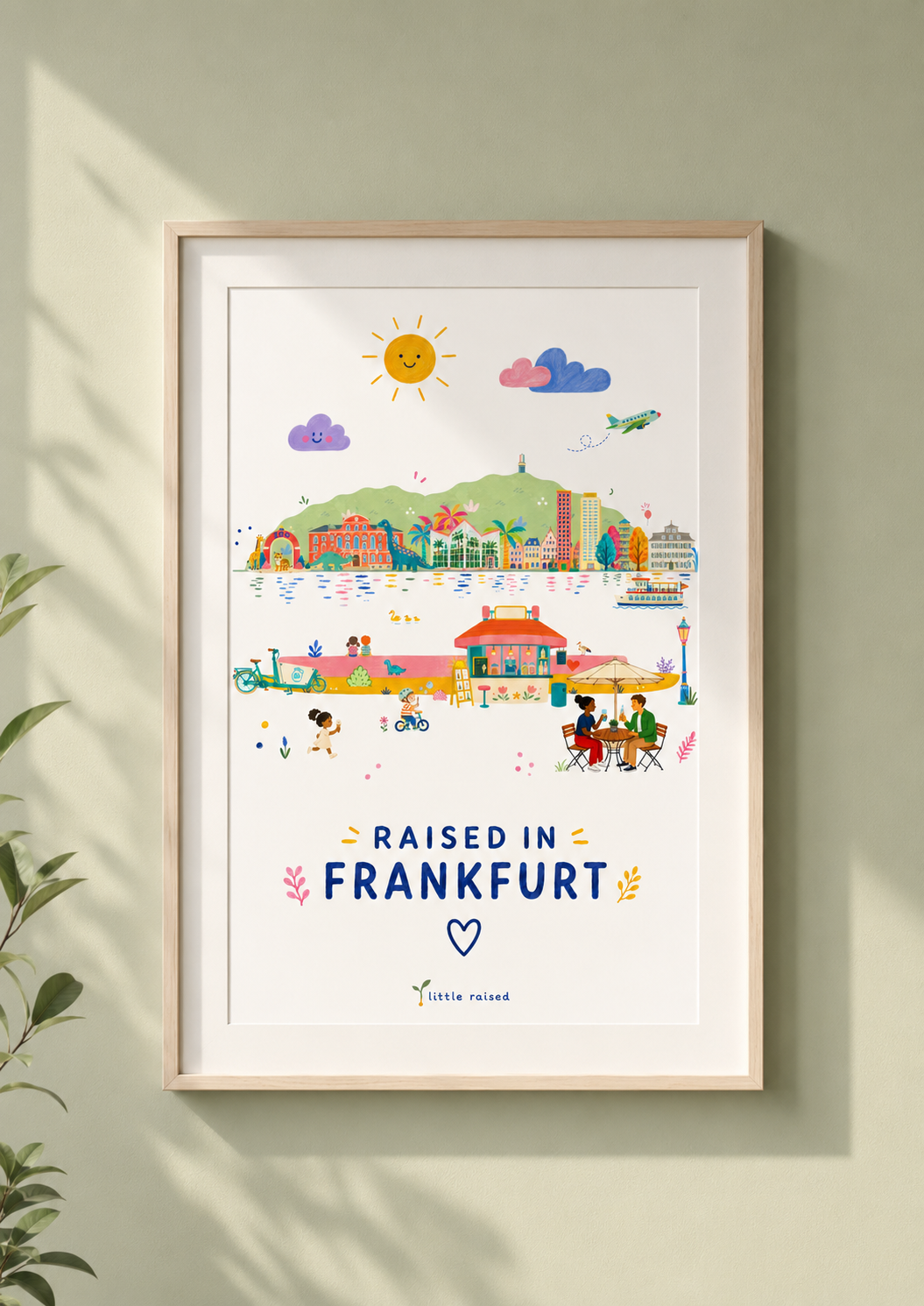 Kinderposter  Raised in Frankfurt