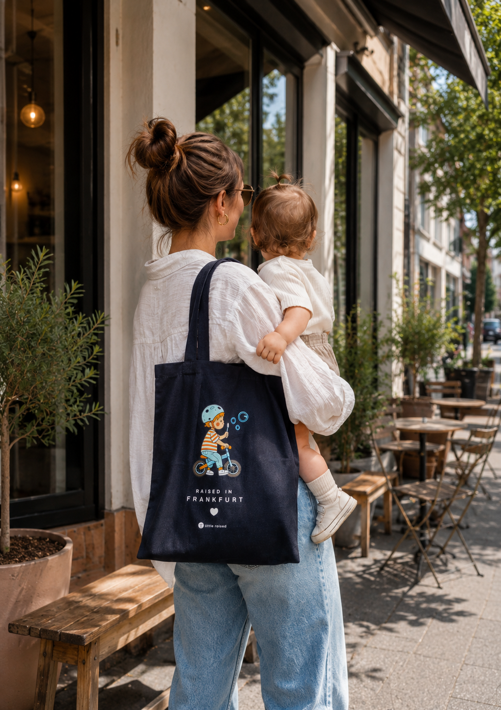 Raised in Frankfurt Cityboy - Baumwolltasche