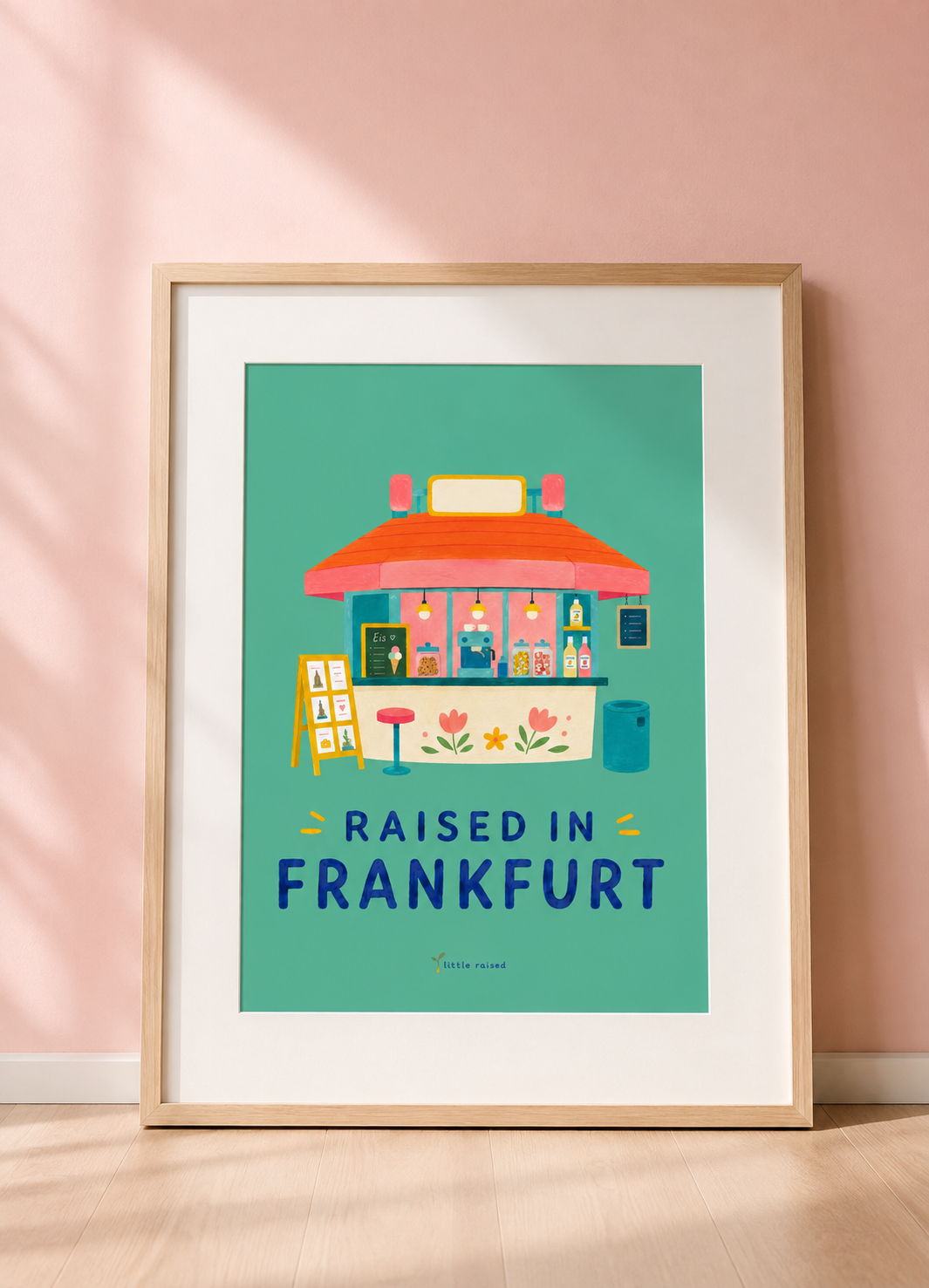 Print Raised in Frankfurt - Wasserhäuschen A5