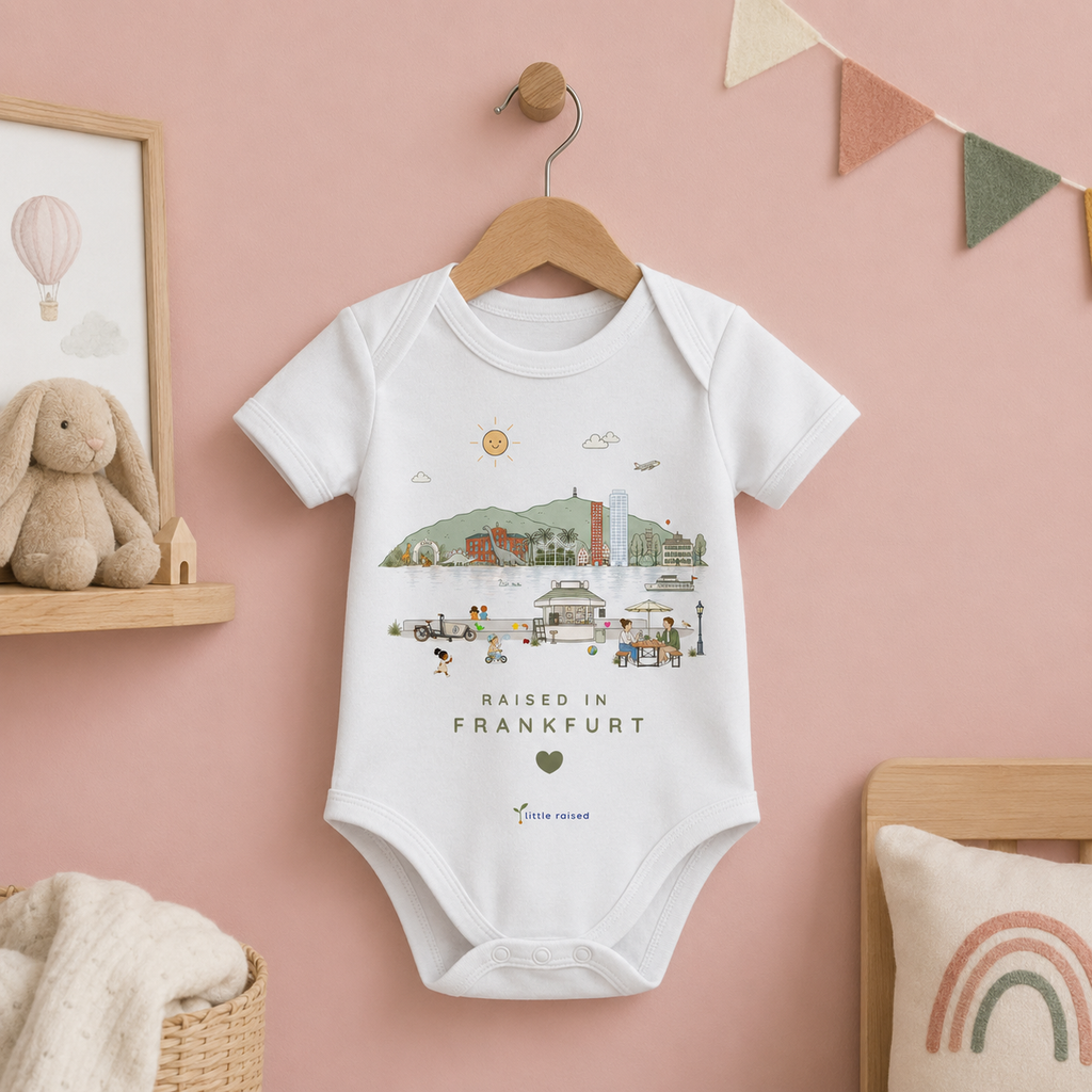 Body aus Bio-Baumwolle: Raised in Frankfurt