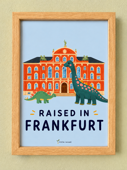 Kinderposter Senckenberg Museum – Raised in Frankfurt