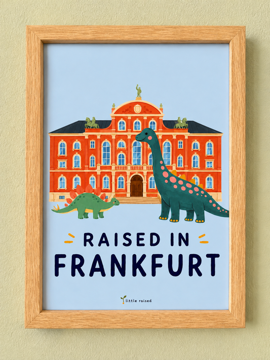 Kinderposter Senckenberg Museum – Raised in Frankfurt