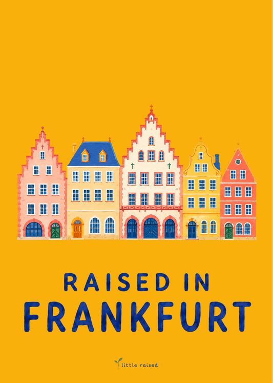 Kinderposter Römer – Raised in Frankfurt