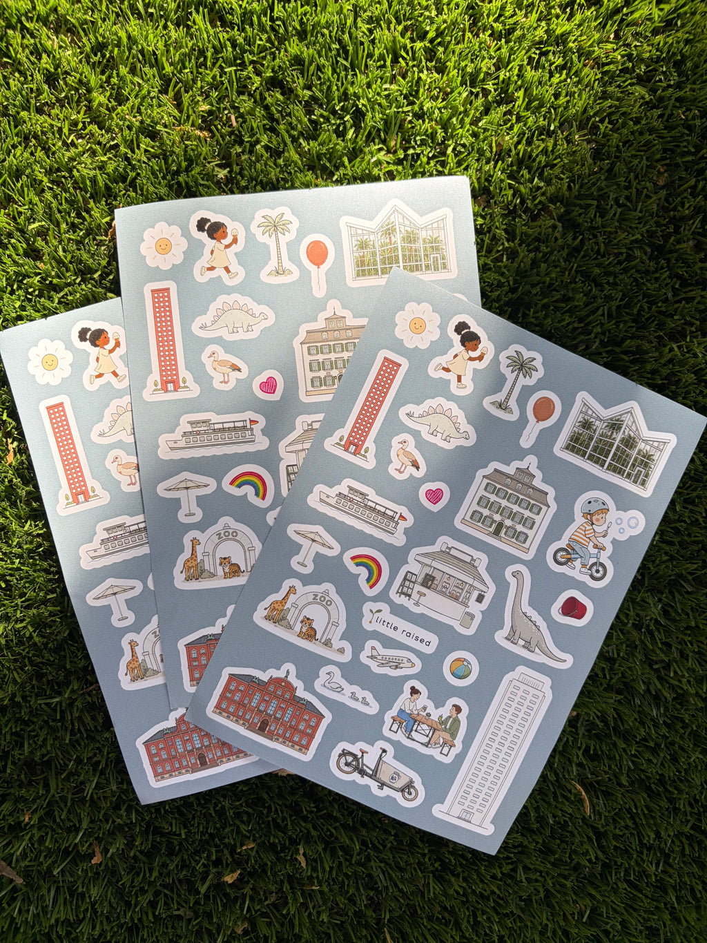 Frankfurt Sticker Set – 78 ablösbare Sticker für kleine Stadtentdecker