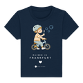 Baby T-Shirt aus Bio-Baumwolle: Raised in Frankfurt (Cityboy)