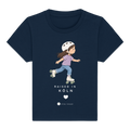 Baby T-Shirt aus Bio-Baumwolle: Raised in Köln (Citygirl)