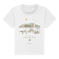 Baby T-Shirt aus Bio-Baumwolle: Raised in Frankfurt