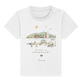 Baby T-Shirt aus Bio-Baumwolle: Raised in Frankfurt
