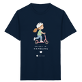 Kinder-T-Shirt aus Bio-Baumwolle: Raised in Hamburg (Citygirl)