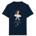 Kinder-T-Shirt aus Bio-Baumwolle: Raised in München (Citygirl)