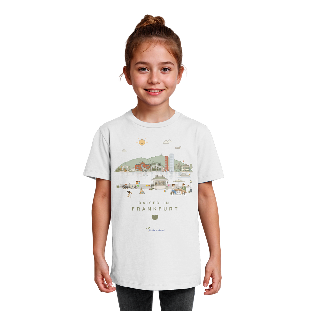 T-Shirt aus Bio-Baumwolle: Raised in Frankfurt