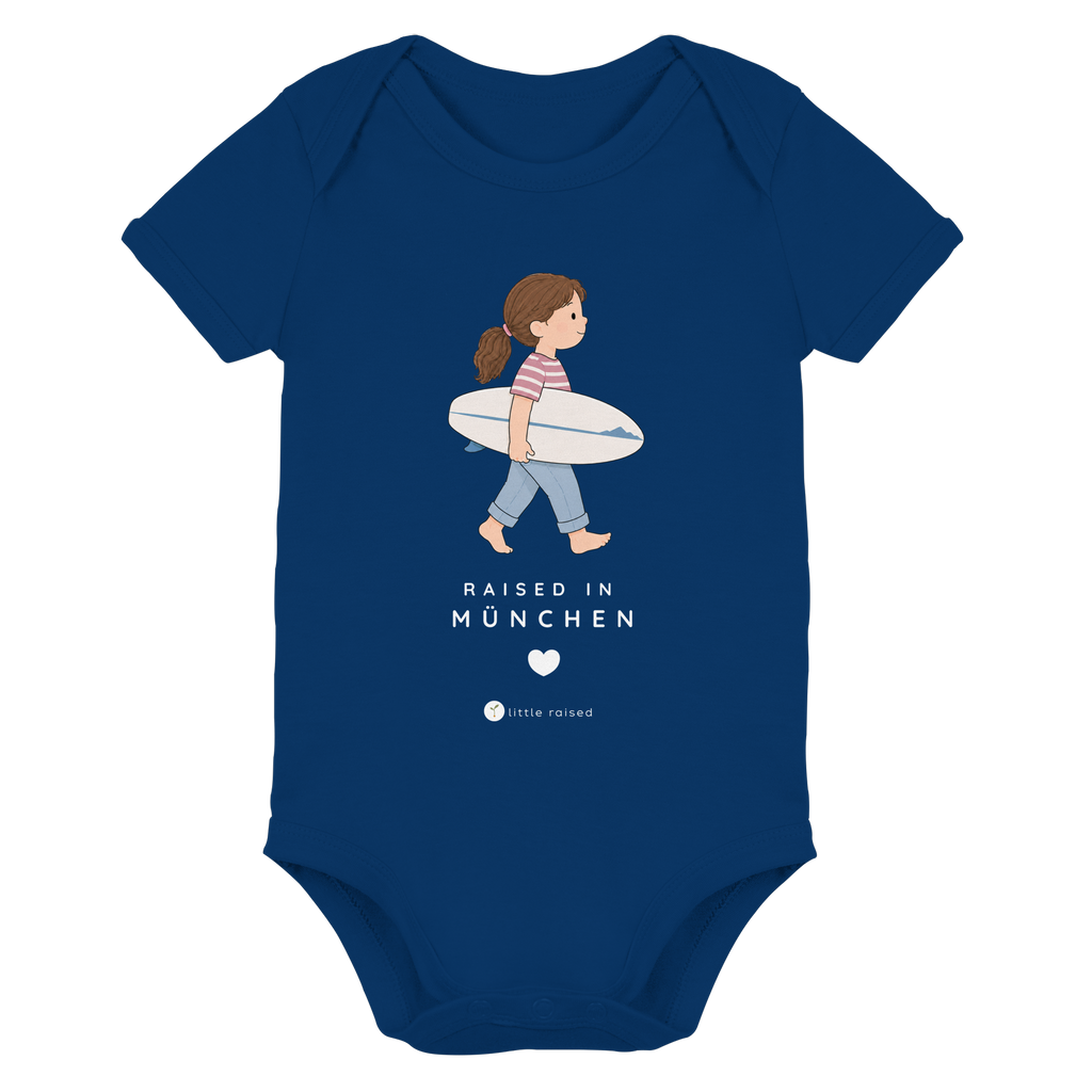 Body aus Bio-Baumwolle: Raised in München (Citygirl)