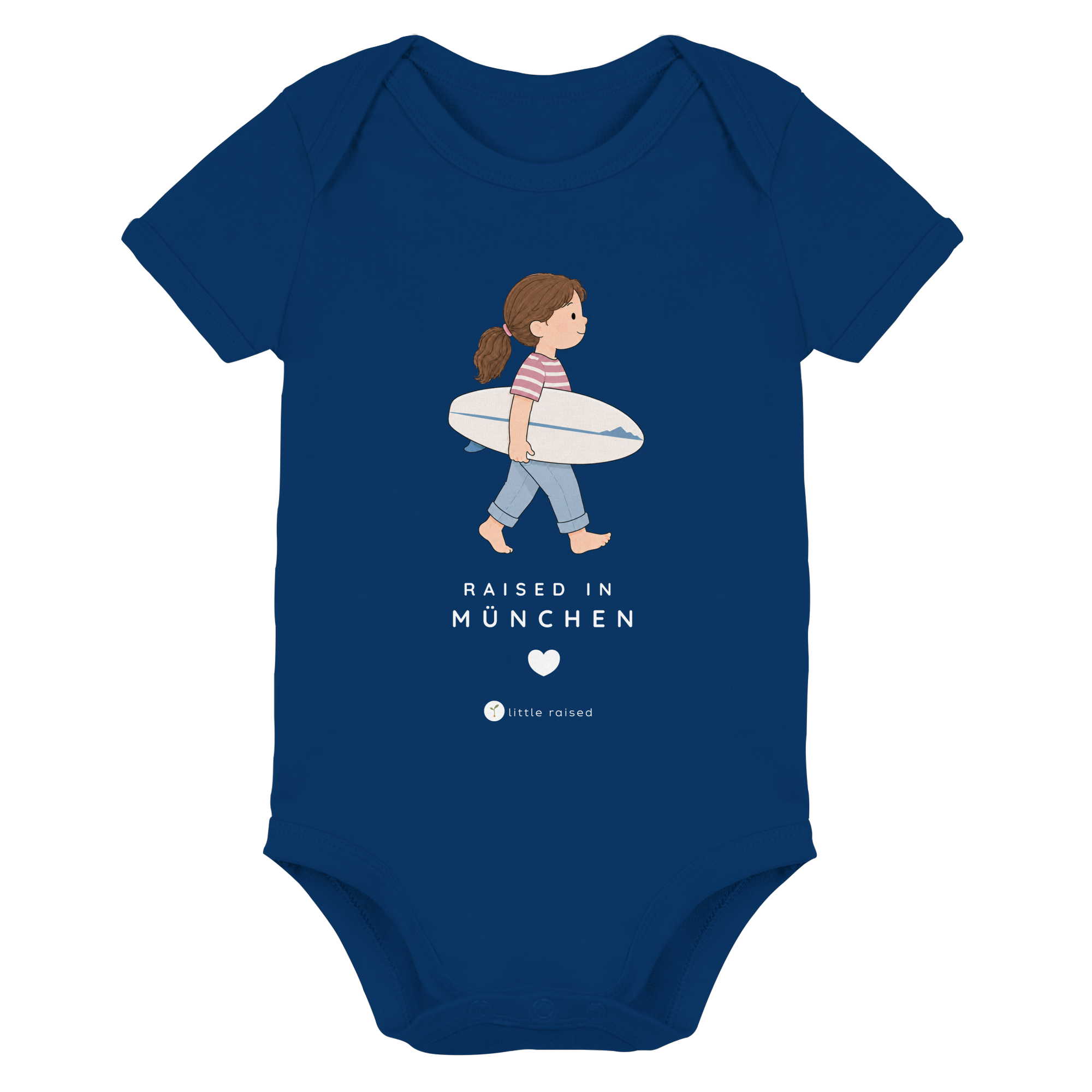 Body aus Bio-Baumwolle: Raised in München (Citygirl)