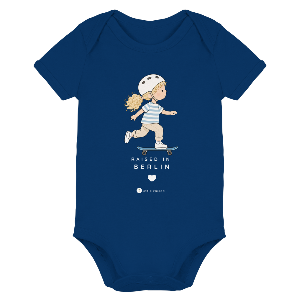 Body aus Bio-Baumwolle: Raised in Berlin (Citygirl)