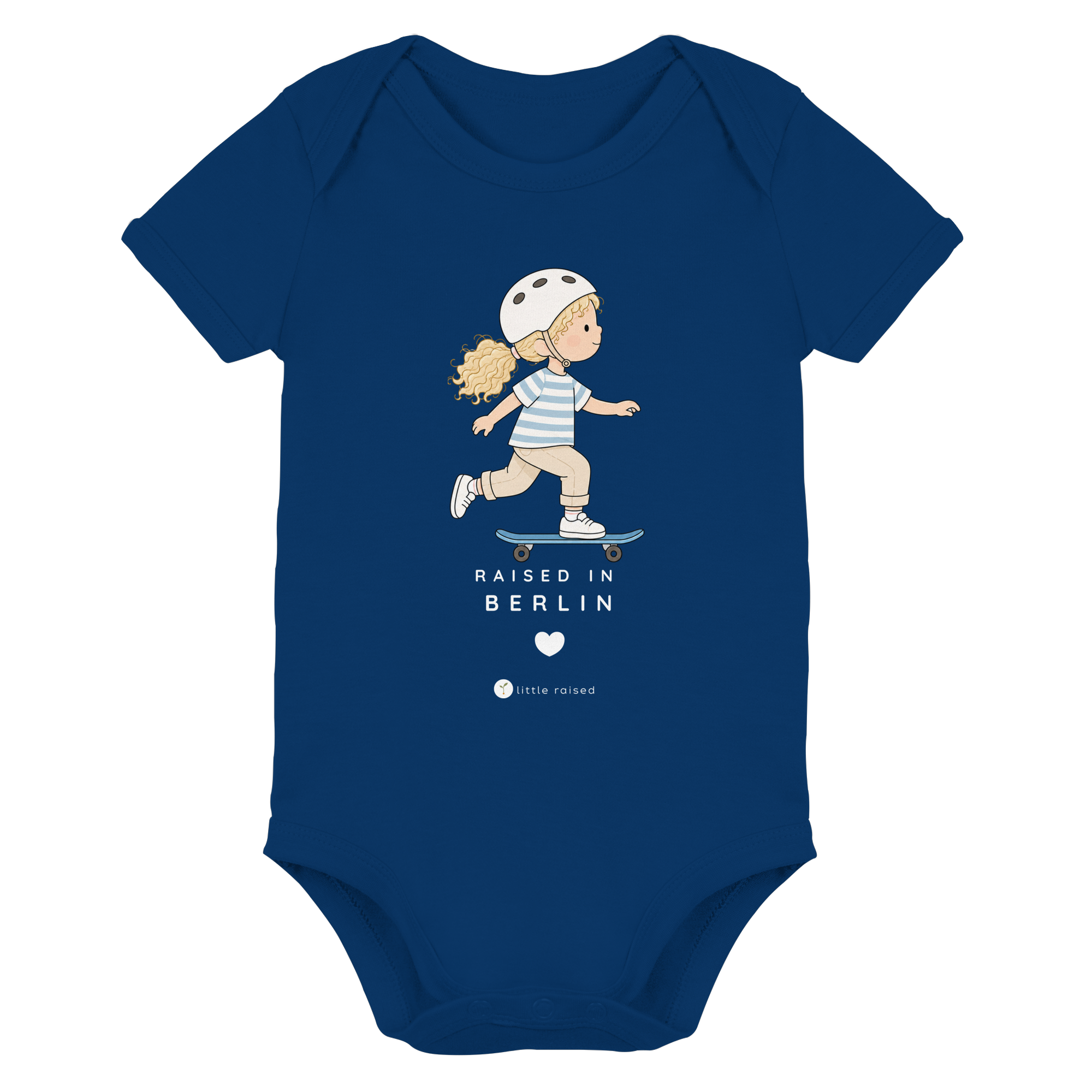 Body aus Bio-Baumwolle: Raised in Berlin (Citygirl)