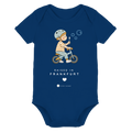 Babybody aus Bio-Baumwolle: Raised in Frankfurt (Cityboy)