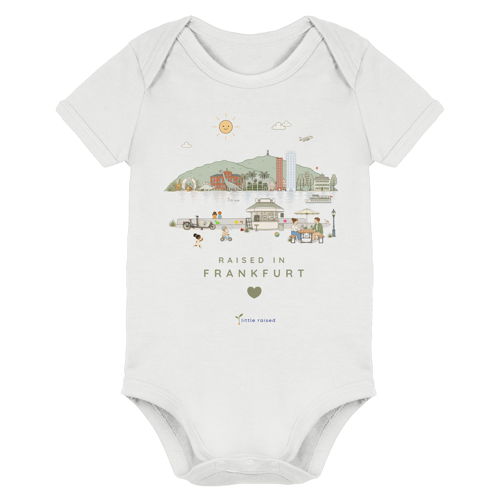 Body aus Bio-Baumwolle: Raised in Frankfurt