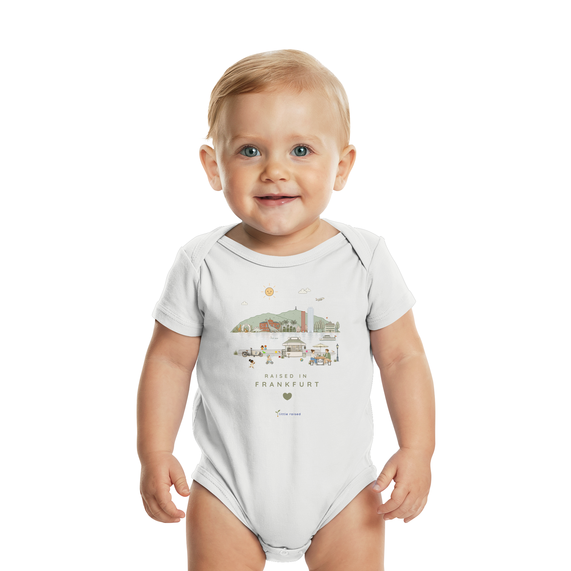 Body aus Bio-Baumwolle: Raised in Frankfurt
